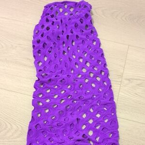 Alt Y2K Net Tube Top